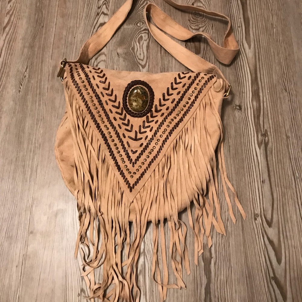 Fringe purse, boho